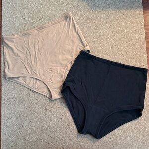 ARQ High-Rise Cotton Undies Women’s - Black & Tan - Size Medium